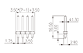 0191-16XXTH 0.138 Inch (in) Pitch Diameter Printed Circuit Board (PCB) Connector Socket - 2