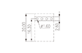 0191-16XXTH 0.138 Inch (in) Pitch Diameter Printed Circuit Board (PCB) Connector Socket - 3