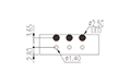 0226-22XX 0.197 Inch (in) Pitch Diameter Printed Circuit Board (PCB) Connector Socket - 3