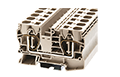 AK16 80.2 Millimeter (mm) Width Spring Clamp Connection DIN Rail Terminal Block