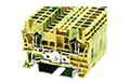 AK2.5-PE 49 Millimeter (mm) Width Spring Clamp Connection DIN Rail Terminal Block