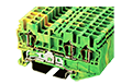 AK2.5-TN-PE 60.8 Millimeter (mm) Width Spring Clamp Connection DIN Rail Terminal Block