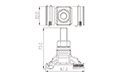 DKM12 Stud Connection DIN Rail Terminal Block - 2