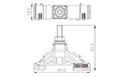 DKM6 Stud Connection DIN Rail Terminal Block - 2