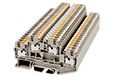 DPP4 81 Millimeter (mm) Width Push-In Design (PID) DIN Rail Terminal Block