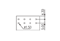 DT-123VA-XXP3 0.295 Inch (in) Pitch Diameter Printed Circuit Board (PCB) Terminal Block - 3