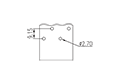 ECH762HR-XXP 0.300 Inch (in) Pitch Diameter Printed Circuit Board (PCB) Connector Socket - 3