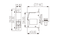 PPAC-50MAS 43 Millimeter (mm) Outer Width Panel Feed-Through Terminal Block - 2