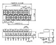 0032-10XX 0.300 Inch (in) Pitch Diameter Bi-Level Barrier Terminal Block - 2