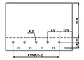 4DC-B56W-XX - 9.52 Millimeter (mm) Pitch Terminal Block - Drilling Plan