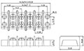 0113-10XX Panel Mounting Barrier Terminal Block - 2