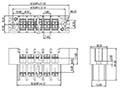 0168-11XX Panel Feed-Through Barrier Terminal Block - 2