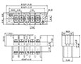 0168-15XX Panel Feed-Through Barrier Terminal Block - 2