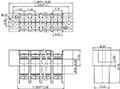 0168-20XX Panel Feed-Through Barrier Terminal Block - 2