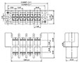 0168-33XX Panel Feed-Through Barrier Terminal Block - 2