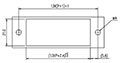 0168-33XX Panel Feed-Through Barrier Terminal Block - Drilling Plan