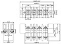 0168-41XX Panel Feed-Through Barrier Terminal Block - 2