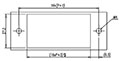 0168-44XX Panel Feed-Through Barrier Terminal Block - Drilling Plan