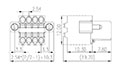 0156-1AXX-BK 0.100 Inch (in) Pitch Diameter Printed Circuit Board (PCB) Connector-Plug - 2