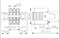 0156-1CXX-BK 0.100 Inch (in) Pitch Diameter Printed Circuit Board (PCB) Connector-Plug - 2