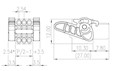 0156-1DXX-BK 0.100 Inch (in) Pitch Diameter Printed Circuit Board (PCB) Connector-Plug - 2