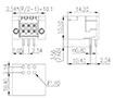 0191-01XX 0.138 Inch (in) Pitch Diameter Printed Circuit Board (PCB) Connector-Plug - 2