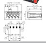 0184-12XX 0.138 Inch (in) Pitch Diameter Printed Circuit Board (PCB) Connector-Plug - 2