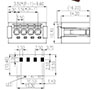 0184-14XX 0.138 Inch (in) Pitch Diameter Printed Circuit Board (PCB) Connector-Plug - 2