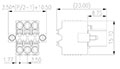 0156-2AXX-BK 0.138 Inch (in) Pitch Diameter Printed Circuit Board (PCB) Connector-Plug - 2