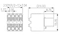 0156-2BXX-BK 0.138 Inch (in) Pitch Diameter Printed Circuit Board (PCB) Connector-Plug - 2