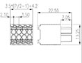 0159-03XX 0.138 Inch (in) Pitch Diameter Printed Circuit Board (PCB) Connector-Plug - 2