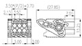 0159-04XX 0.138 Inch (in) Pitch Diameter Printed Circuit Board (PCB) Connector-Plug - 2