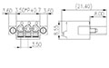 0225-01XX 0.138 Inch (in) Pitch Diameter Printed Circuit Board (PCB) Connector-Plug - 2