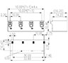 0184-83XX 0.394 Inch (in) Pitch Diameter Printed Circuit Board (PCB) Connector-Plug - 2