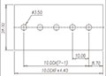 PMM2.5WSH 18 Millimeter (mm) Width Spring Clamp Connection DIN Rail Terminal Block - 2