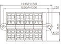 PMM2.5WN-XXP Spring Clamp Connection DIN Rail Terminal Block - 2