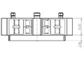 AK2.5PPN 10 Millimeter (mm) Width Spring Clamp Connection DIN Rail Terminal Block - 2