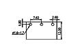 3EHDR-XXP 0.300 Inch (in) Pitch Diameter Printed Circuit Board (PCB) Connector Socket - 3