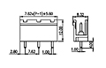 3EHDV-XXP 0.300 Inch (in) Pitch Diameter Printed Circuit Board (PCB) Connector Socket - 2