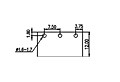 7EHDRC-XXP 0.295 Inch (in) Pitch Diameter Printed Circuit Board (PCB) Connector Socket - 3