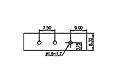 7EHDVM-XXP 0.295 Inch (in) Pitch Diameter Printed Circuit Board (PCB) Connector Socket - 3