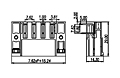 ECH762RM-XXP 0.300 Inch (in) Pitch Diameter Printed Circuit Board (PCB) Connector Socket - 2