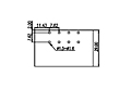 ECH762RM-XXP 0.300 Inch (in) Pitch Diameter Printed Circuit Board (PCB) Connector Socket - 3