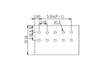 DT-123VA-XXP 0.197 Inch (in) Pitch Diameter Printed Circuit Board (PCB) Terminal Block - 3