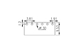 EEK381V-XXP 0.15 Inch (in) Pitch Diameter Printed Circuit Board (PCB) Terminal Block - 3