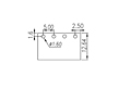 EEK500V-XXP 0.197 Inch (in) Pitch Diameter Printed Circuit Board (PCB) Terminal Block - 3