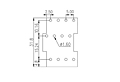 EK500V3L-XXP 0.197 Inch (in) Pitch Diameter Printed Circuit Board (PCB) Terminal Block - 3