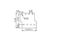 EK500V4L-XXP 0.197 Inch (in) Pitch Diameter Printed Circuit Board (PCB) Terminal Block - 3