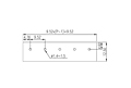 EK950V-XXP 0.375 Inch (in) Pitch Diameter Printed Circuit Board (PCB) Terminal Block - 3