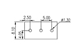 ELK500V-XXP 0.197 Inch (in) Pitch Diameter Printed Circuit Board (PCB) Terminal Block - 3